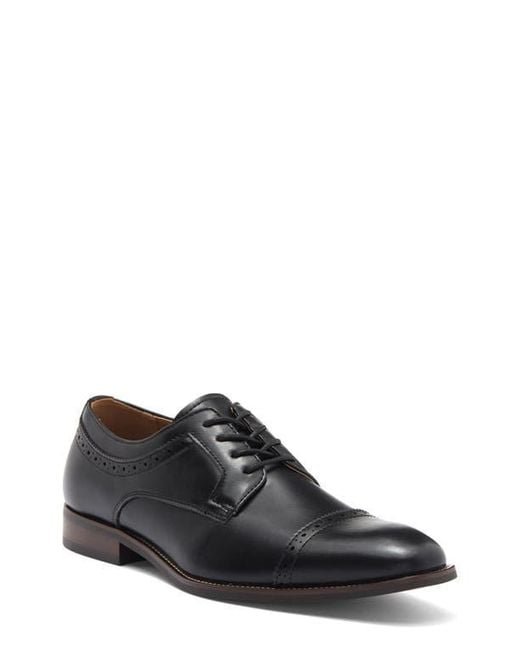 Steve Madden Black Puntic Cap Toe Derby for men