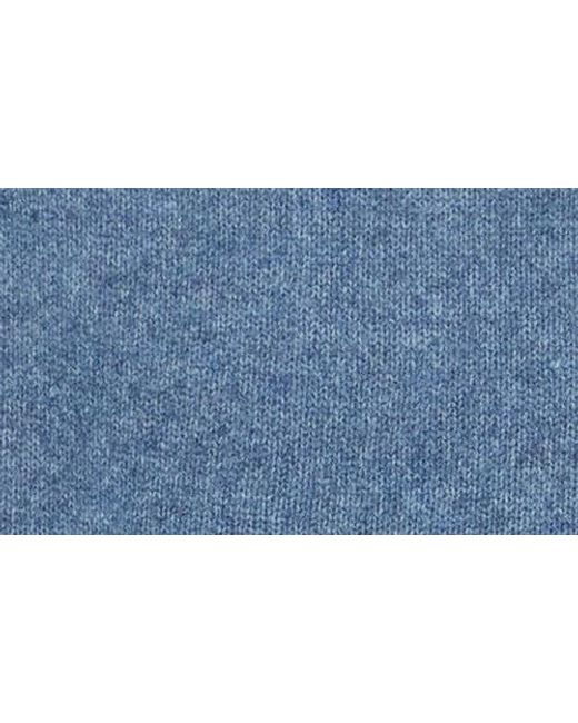 French Connection Blue Crewneck Crop Sweater