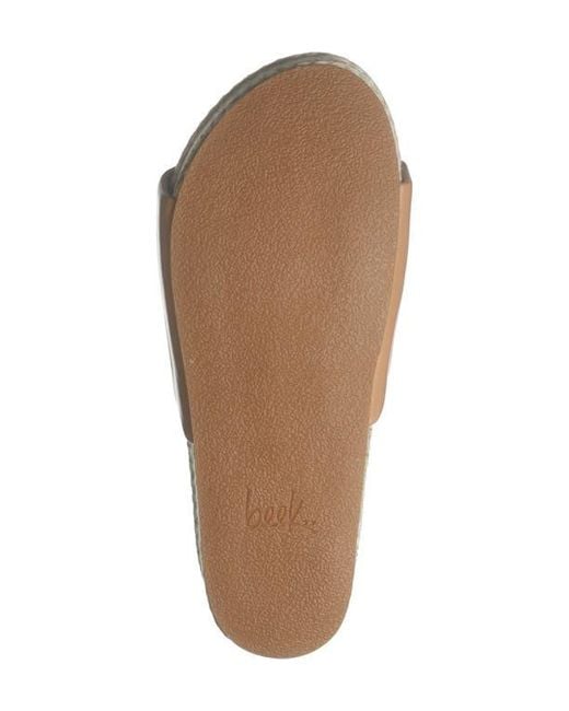Beek Brown Albatross Platform Sandal