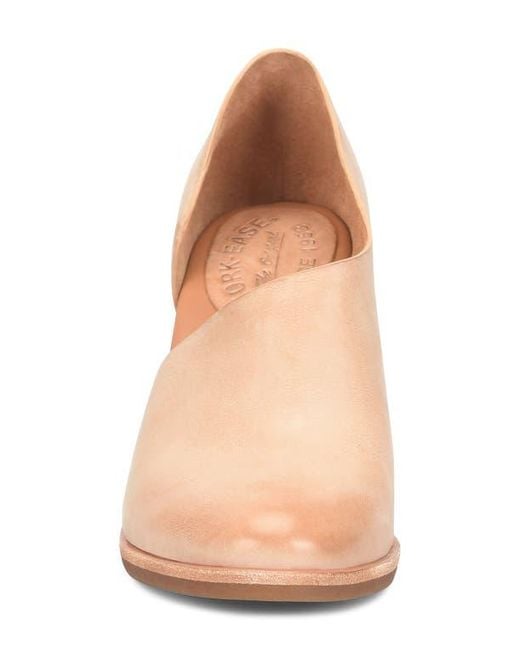 Kork-Ease Natural Hartwick Half D'Orsay Pump