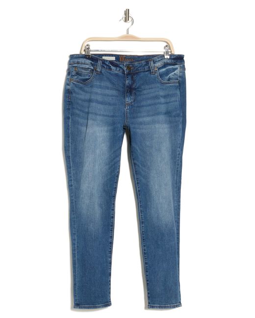 Kut From The Kloth Blue Katy High Waist Relaxed Straight Leg Jeans