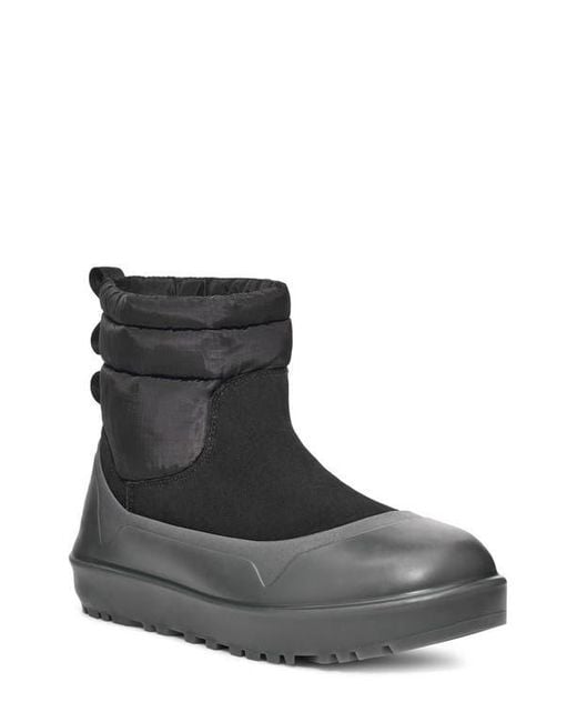 Ugg Black Classic Minimod Waterproof Wool Boot for men