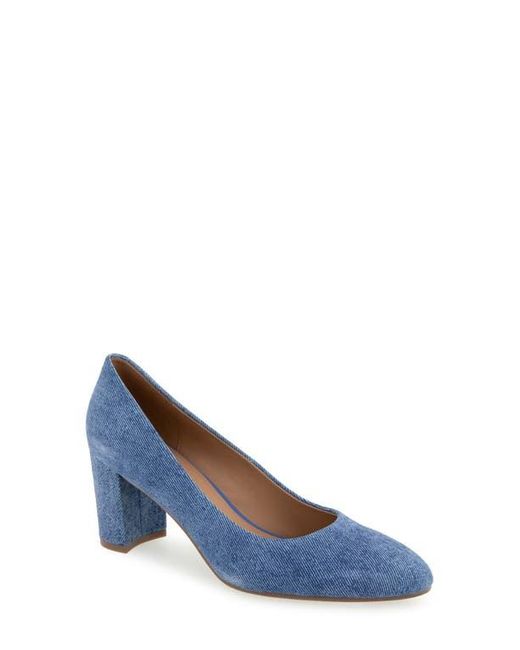 Aerosoles Blue Ebel Block Heel Pump