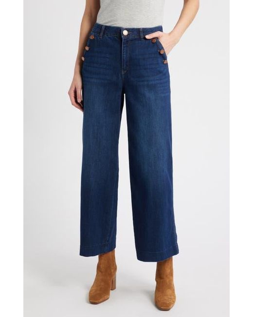 Wit & Wisdom Blue 'Ab'Solution Sailor Wide Leg Jeans