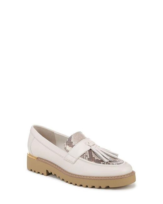 Franco Sarto White Carolynn Tassel Loafer