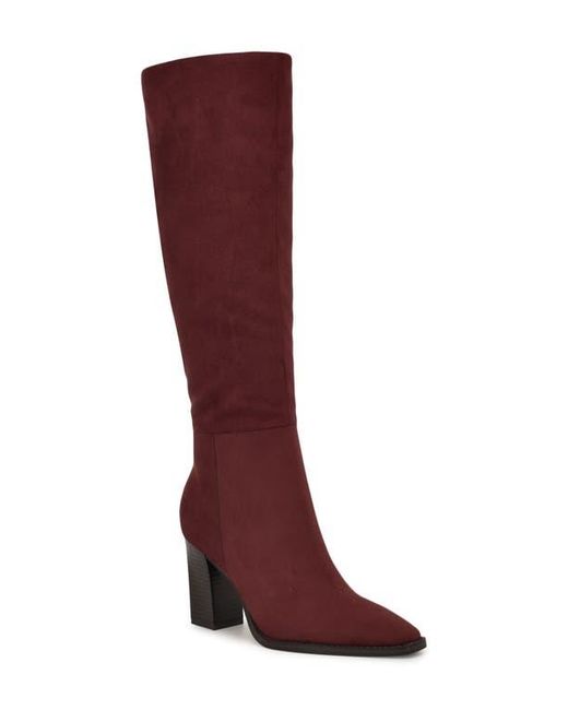 Nine West Red Zeran Knee High Boot