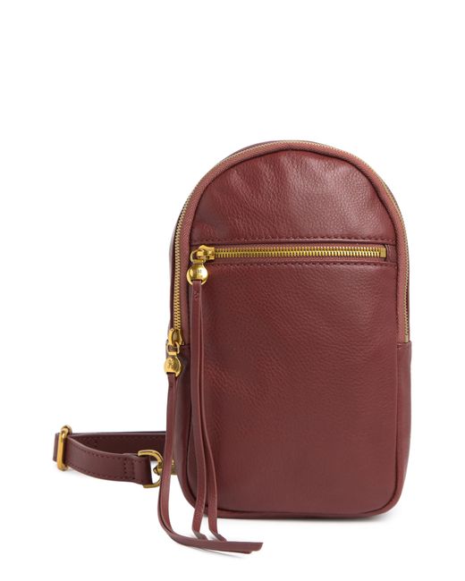 Hobo International Ryder Leather Backpack In Port At Nordstrom Rack in