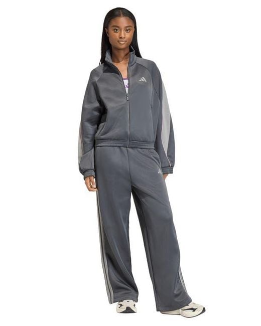 Adidas Gray Stadium Track Jacket