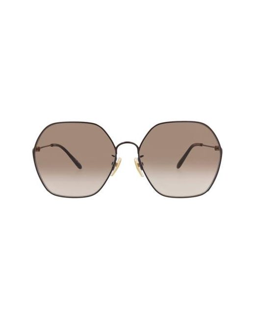Chloé Multicolor 59Mm Rectangular Gradient Sunglasses