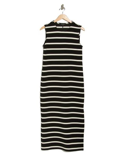 Rag & Bone Black Colette Stripe Maxi Dress