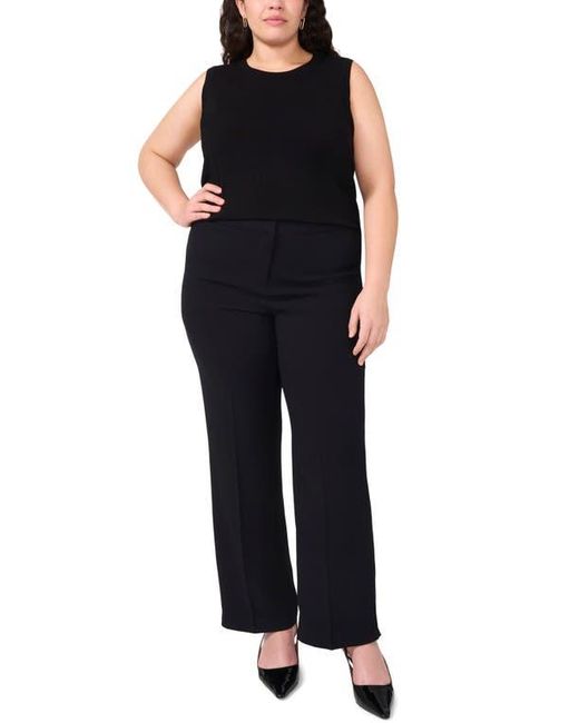 Halogen® Black Sleeveless Knit Shell