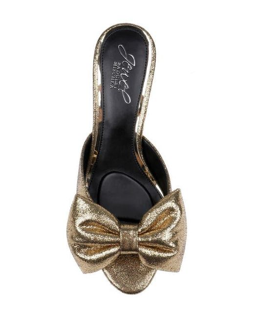 Badgley Mischka Metallic Kora Slide Sandal