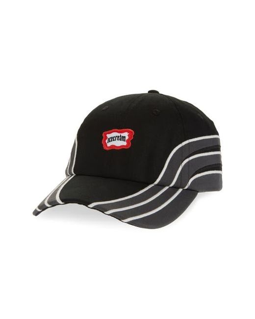 ICECREAM Black Starter Baseball Cap for men
