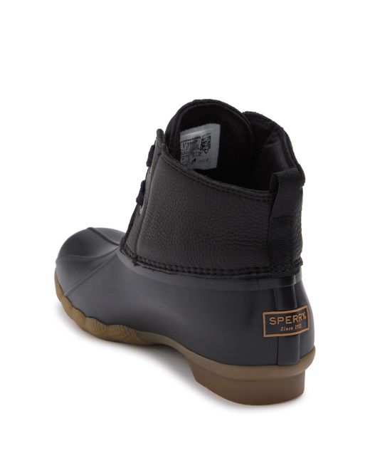 sperry 2 eye leather duck boot