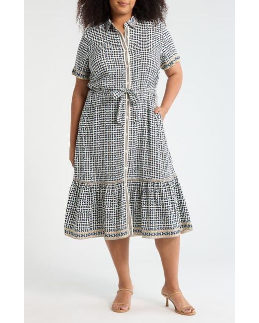 max studio short sleeve shirt dress MAX STUDIO Women's Short Sleeve Maxi Shirtdress - Blue