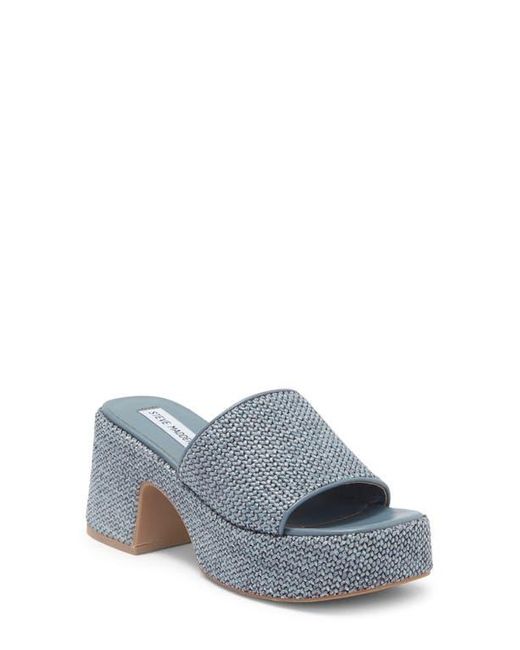 Steve Madden Blue Reign Platform Mule