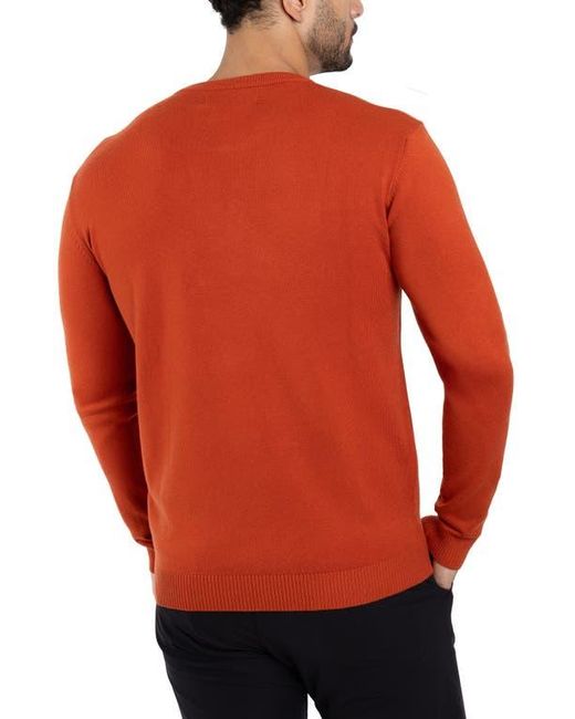 Xray Jeans Red Crewneck Knit Viscose-Blend Sweater for men