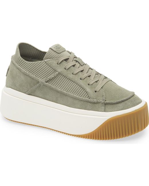 Ugg Gray Ez-Duzzit Platform Sneaker