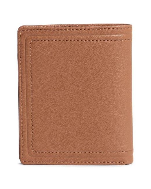 Cole Haan Brown Slim Duofold Leather Wallet for men