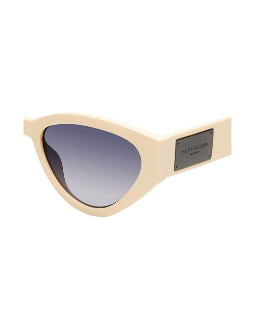 Kurt Geiger Blue 54mm Cat Eye Sunglasses