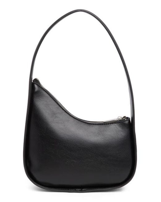 BCBGMAXAZRIA Black Asymmetric Shoulder Bag