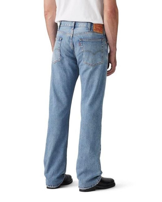 Levi's Blue 517 Bootcut Jeans for men