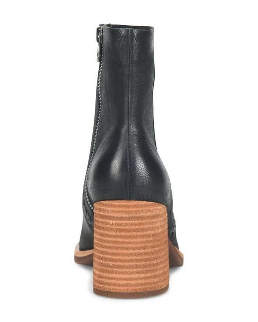 Kork-Ease Black Shilo Block Heel Bootie