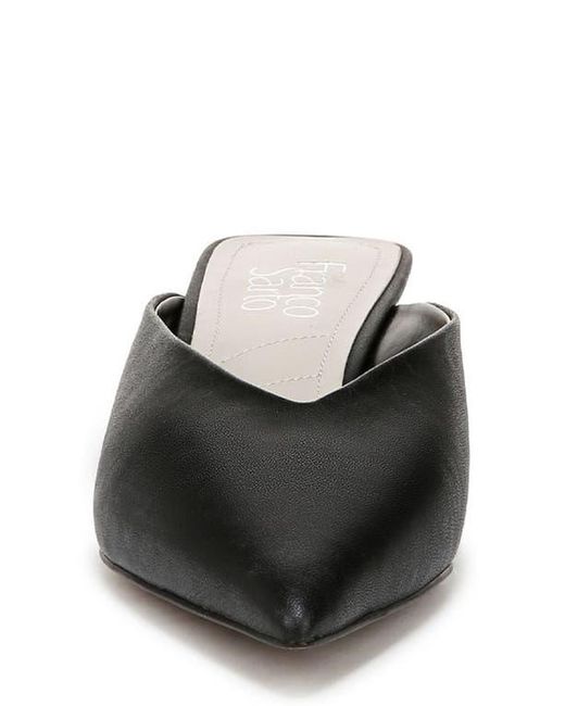 Franco Sarto Black Jayda Kitten Heel Mule