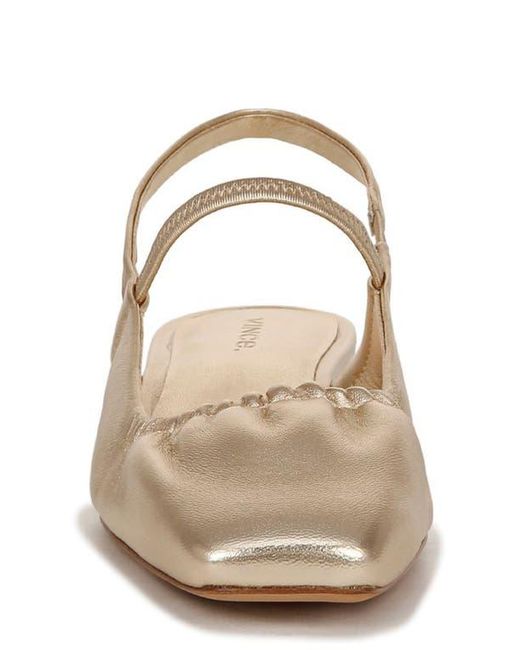 Vince Natural Venice Slingback Flat