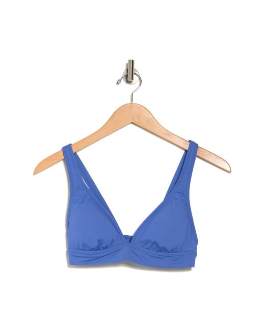 Billabong Blue Classic Solid Bikini Top