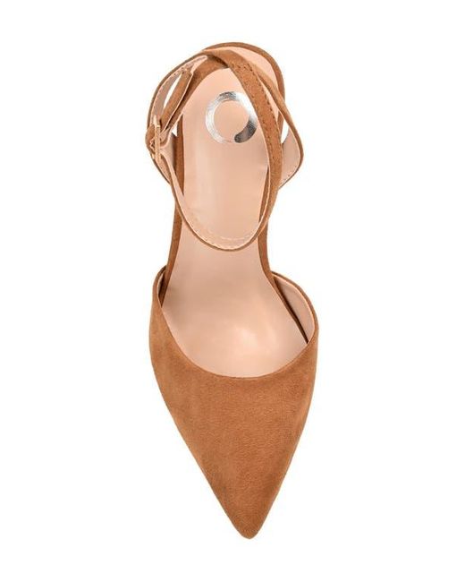 Journee Collection Brown Tyra Pump