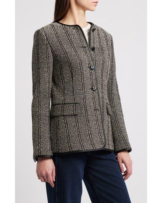 Rag & Bone Gray Barlet Cotton Tweed Jacket