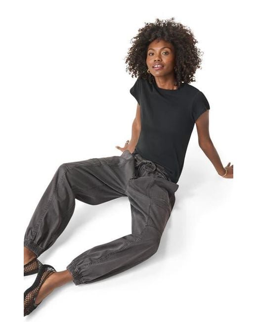 Splendid Black Destiny Cargo Joggers