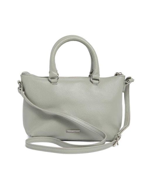 Rebecca Minkoff Metallic Micro Moto Leather Satchel
