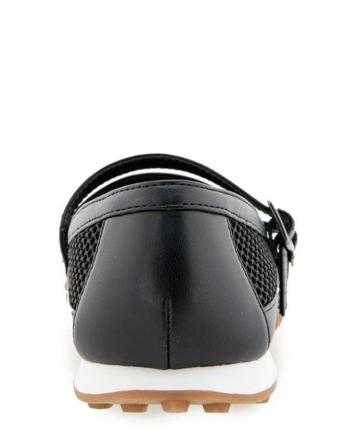 Kenneth Cole Black Violeta Mary Jane Flat