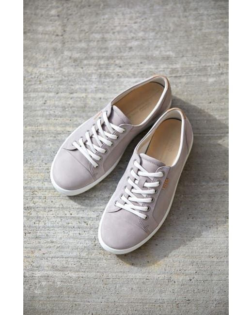 Ecco White Soft 7 Sneaker