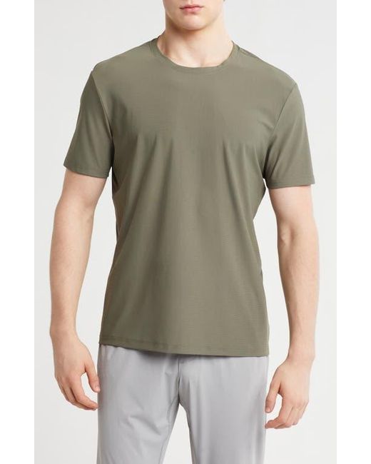 90 Degrees Green Four-Way Stretch Flex Track T-Shirt for men