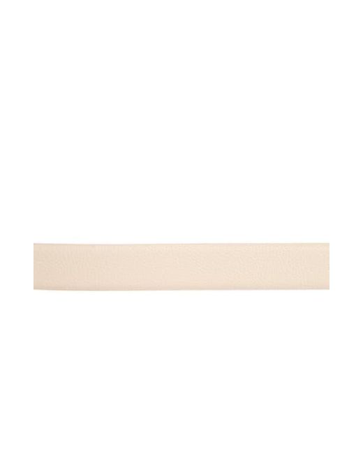 Vince Camuto Metallic Sculptural Buckle Belt