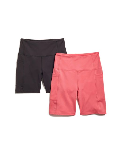 Laundry by Shelli Segal Pink Assorted 2-pack Bike Shorts