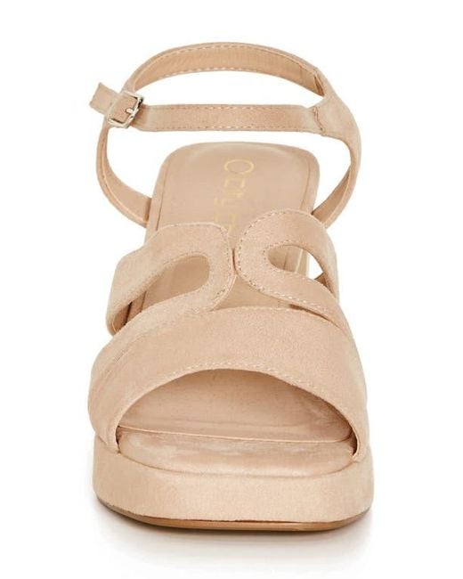 City Chic White Coco Platform Sandal