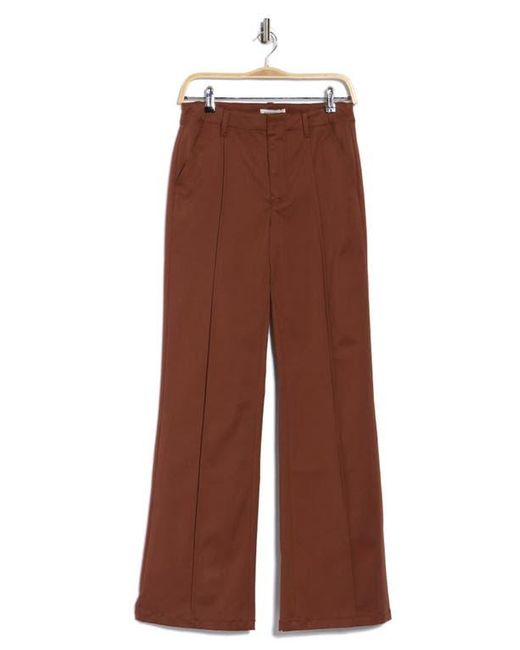 Jonathan Simkhai Brown Ansel High Waist Wide Leg Pants
