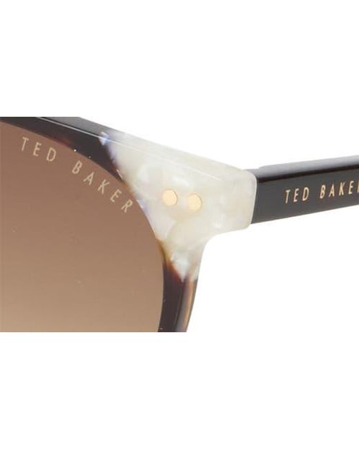 Ted Baker Multicolor 53Mm Gradient Round Sunglasses