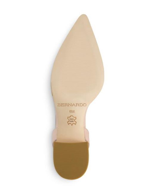 Bernardo Pink Monroe Two-Tone Slingback Pump