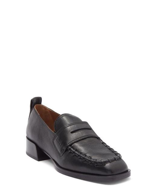 Labucq Gray George Whipstitch Penny Loafer