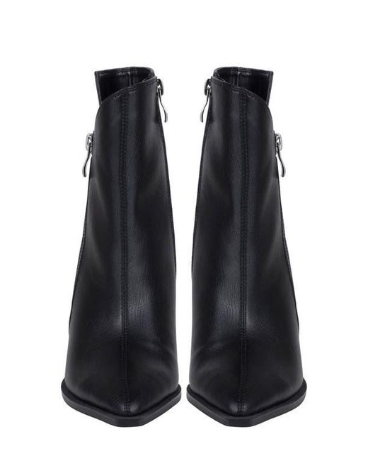 Ninety Union Black Galaxy Pointed Toe Wedge Boot