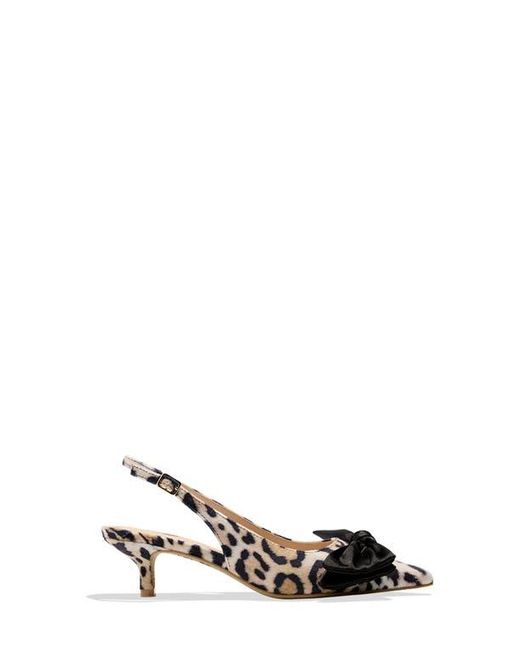 Jack Rogers Black Debra Slingback Pointed Toe Pump