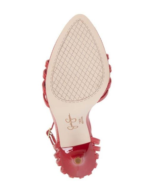 Jessica Simpson Red Nuvire Pointed Toe Sandal