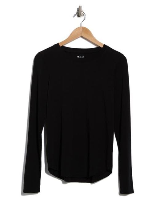 Madewell Black Softfade Long Sleeve T-Shirt