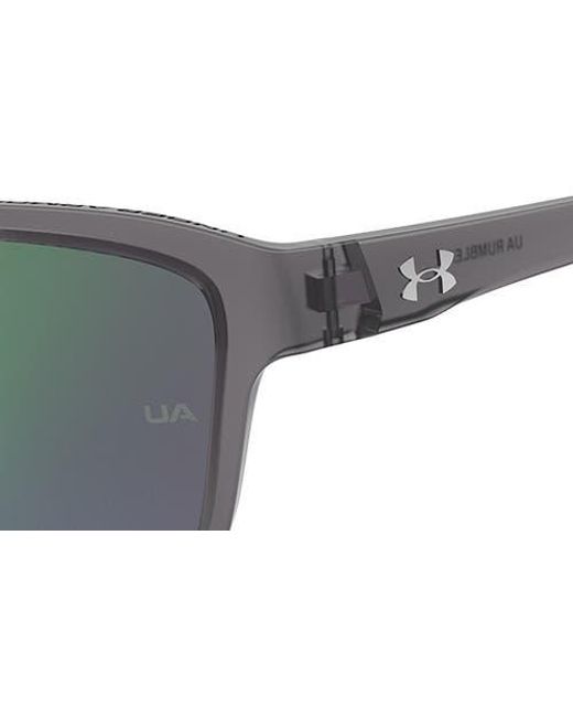 Under Armour Green Rumble Square Sunglasses for men