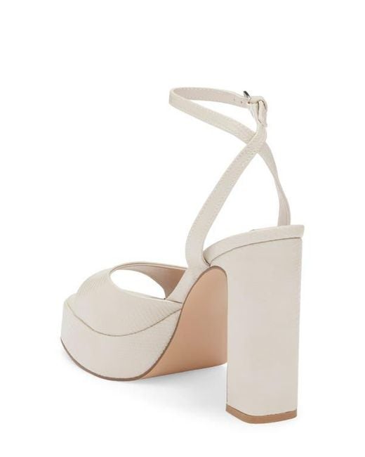 Steve Madden Natural Kymmee Platform Pump